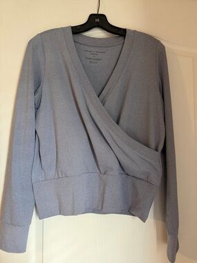 Threads 4 Thought Heather Crossover Top Size Medium